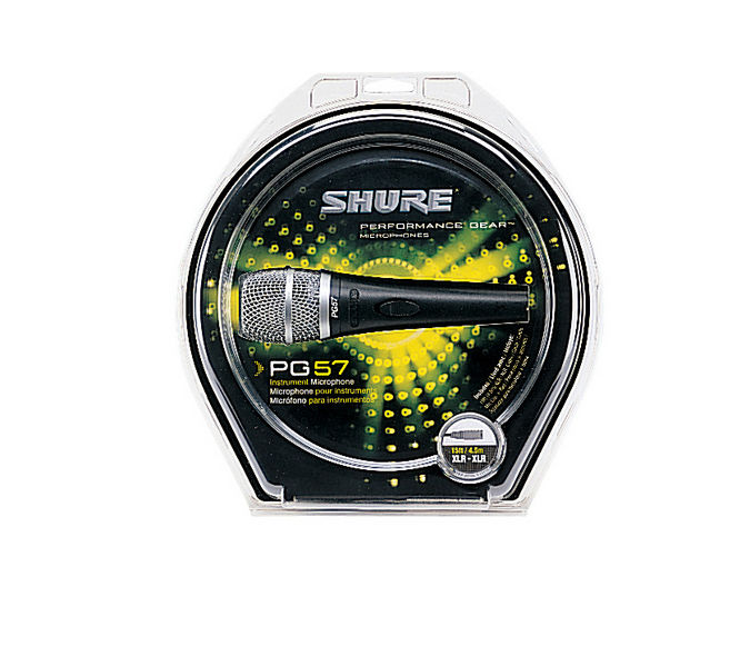 Shure 舒爾 PG57 樂(lè)器話筒，心形動(dòng)圈