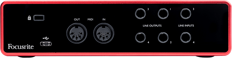 讓你全部的樂器錄制達(dá)到錄音棚水準(zhǔn)：FOCUSRITE 第三代 SCARLETT 4I4 音頻接口